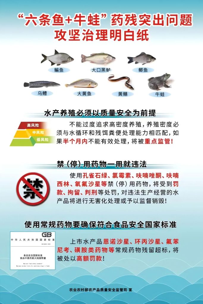 警惕!农业部严管“6条鱼+牛蛙”,各地行动力度加大,科学用药迫在眉睫!
